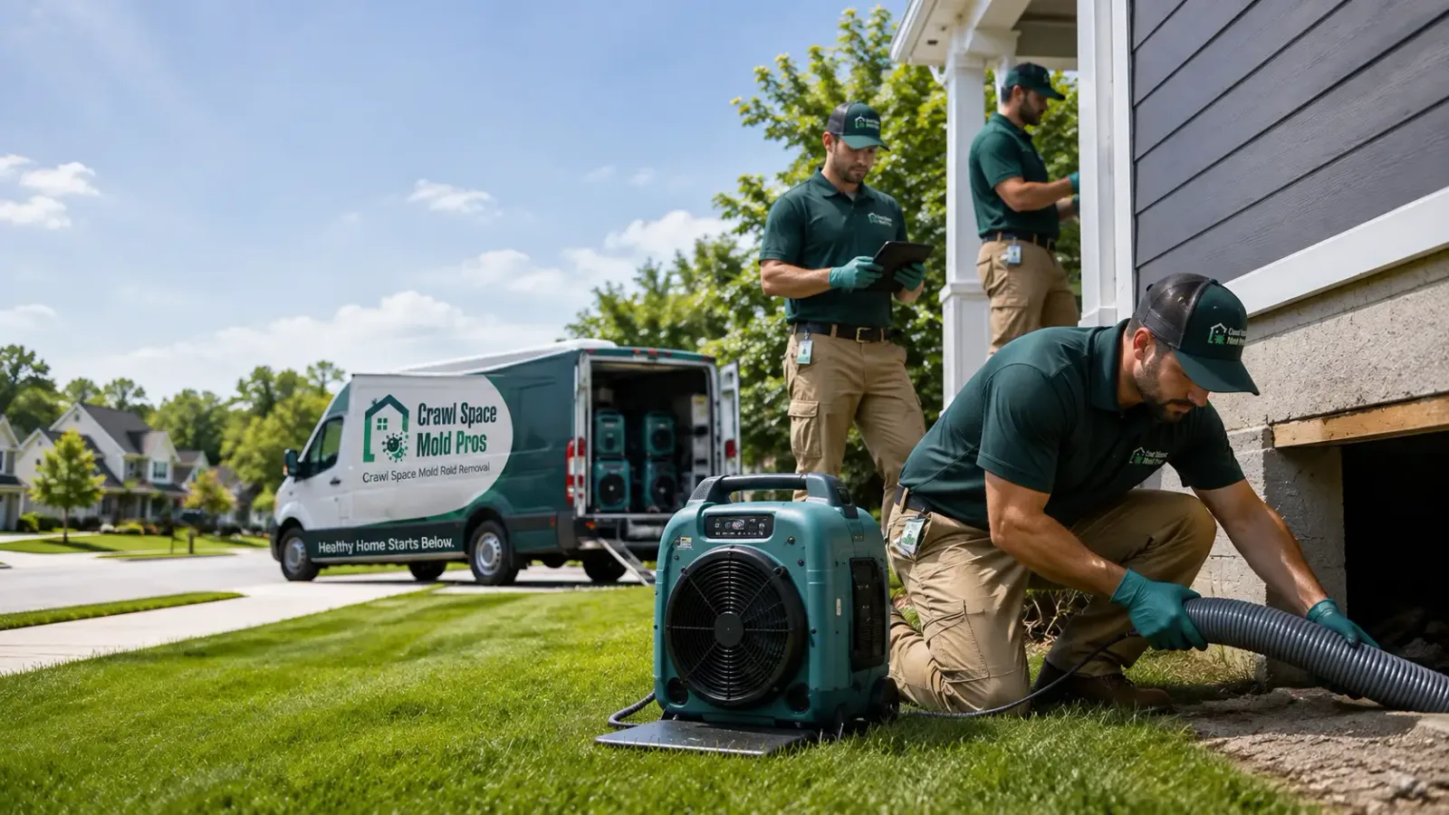Crawl Space Mold Removal in Keystone, IA